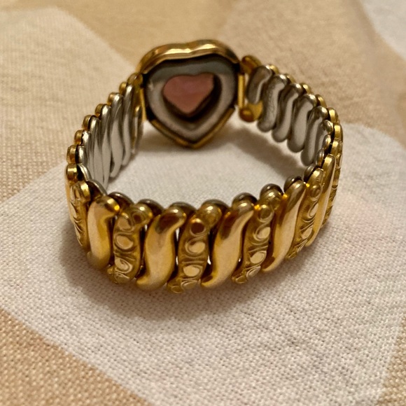 VINTAGE CO-STAR GOLD FILLED EXPANDABLE SWEETHEART BRACELET - Picture 3 of 5